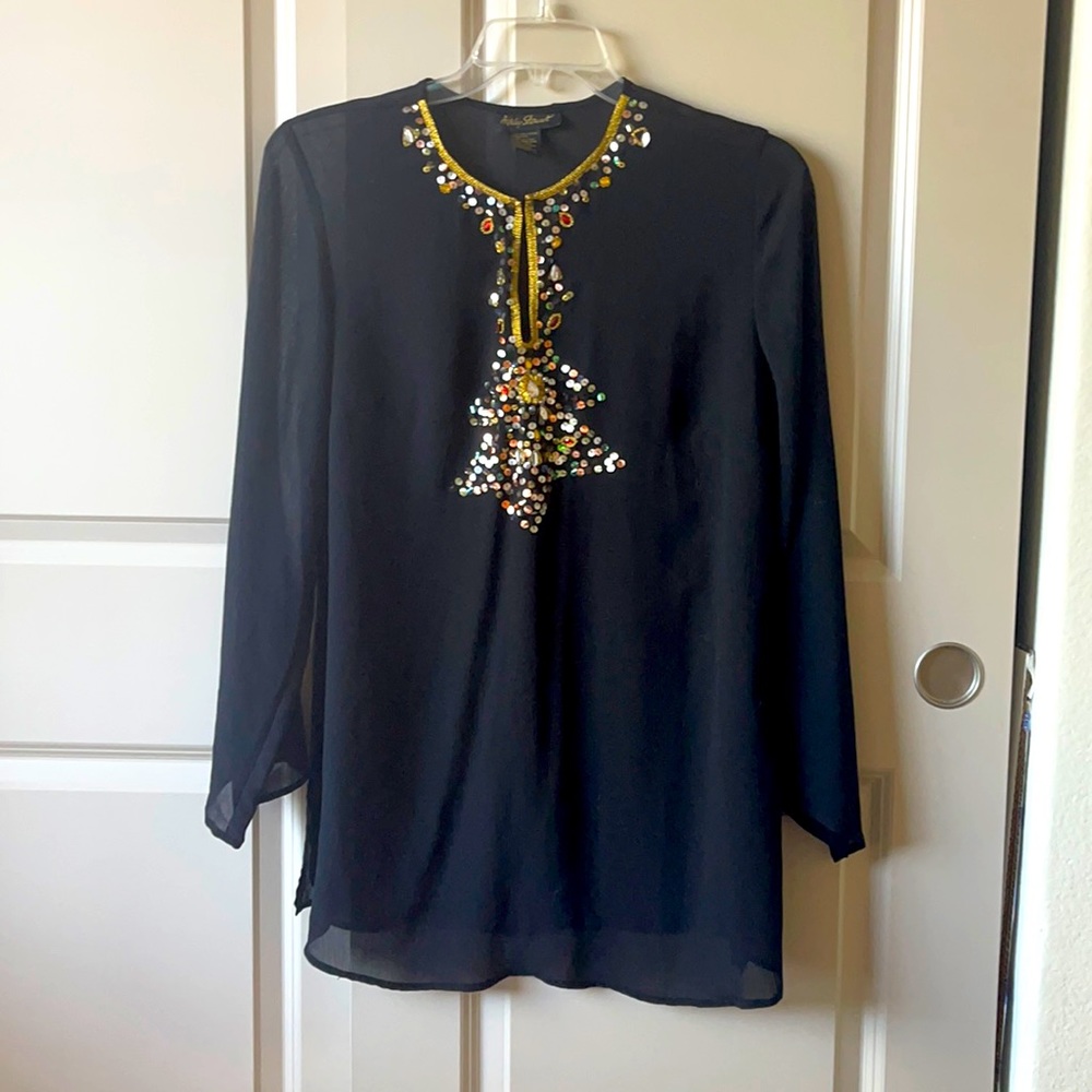 Ashley Stuart Long Sleeve Blouse Size 14/16W